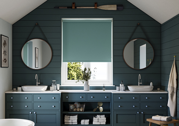 Trinity (Blackout), Panorama Blue - Twist&Fit Roller Blind - Image 3